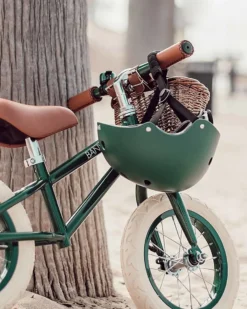 Casco Classico per Biciclette, Verde Scuro - Per Bambini da 3 a 7 Anni!