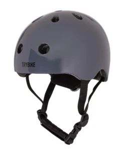 Casco per Bici - Graphite Grey - Calotta in ABS - Resistente Regolabile e Traspirante