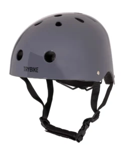 Casco per Bici - Graphite Grey - Calotta in ABS - Resistente Regolabile e Traspirante