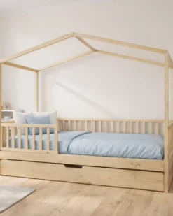 Cassettone/Letto Estraibile Montessori Evi per Letti 200 x 90 cm - Doghe incluse