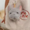 Charm Remy il Bulldog - Grigio - 14 x 13 x 10 cm - 100% Materiali Riciclati