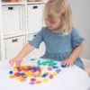 Conchiglie Traslucide - Rosso/Arancione/Giallo/Verde/Blu/Viola - da 3 Anni - Per Lavagna Luminosa