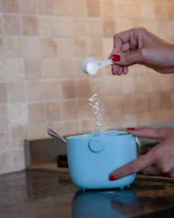 Contenitore per Latte in Polvere o Snack - Blue - Con Misurino
