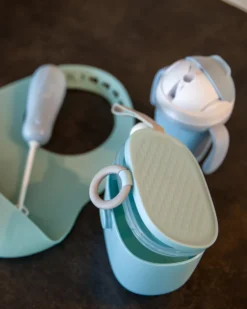 Contenitore per Latte in Polvere o Snack - Blue - Con Misurino