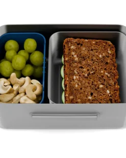 Contenitore Porta Pranzo in Acciaio Inox - Stelle - 17x7x14 cm