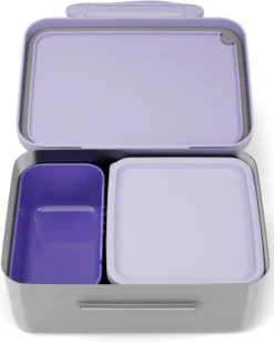 Contenitore Porta Pranzo in Acciaio Inox - Farfalle - 17x7x14 cm