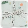 Copertina Milleusi - Celebration - Blu - 100% Cotone OEKO-TEX - 120x120cm