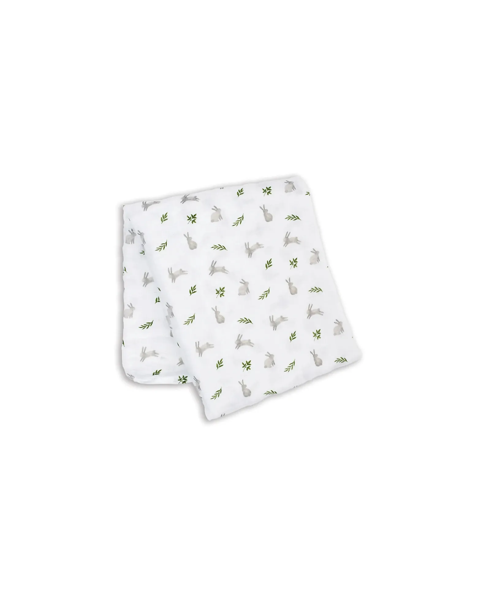 Copertina Swaddle 100x100 cm - Coniglietti - 100% Mussola di Cotone