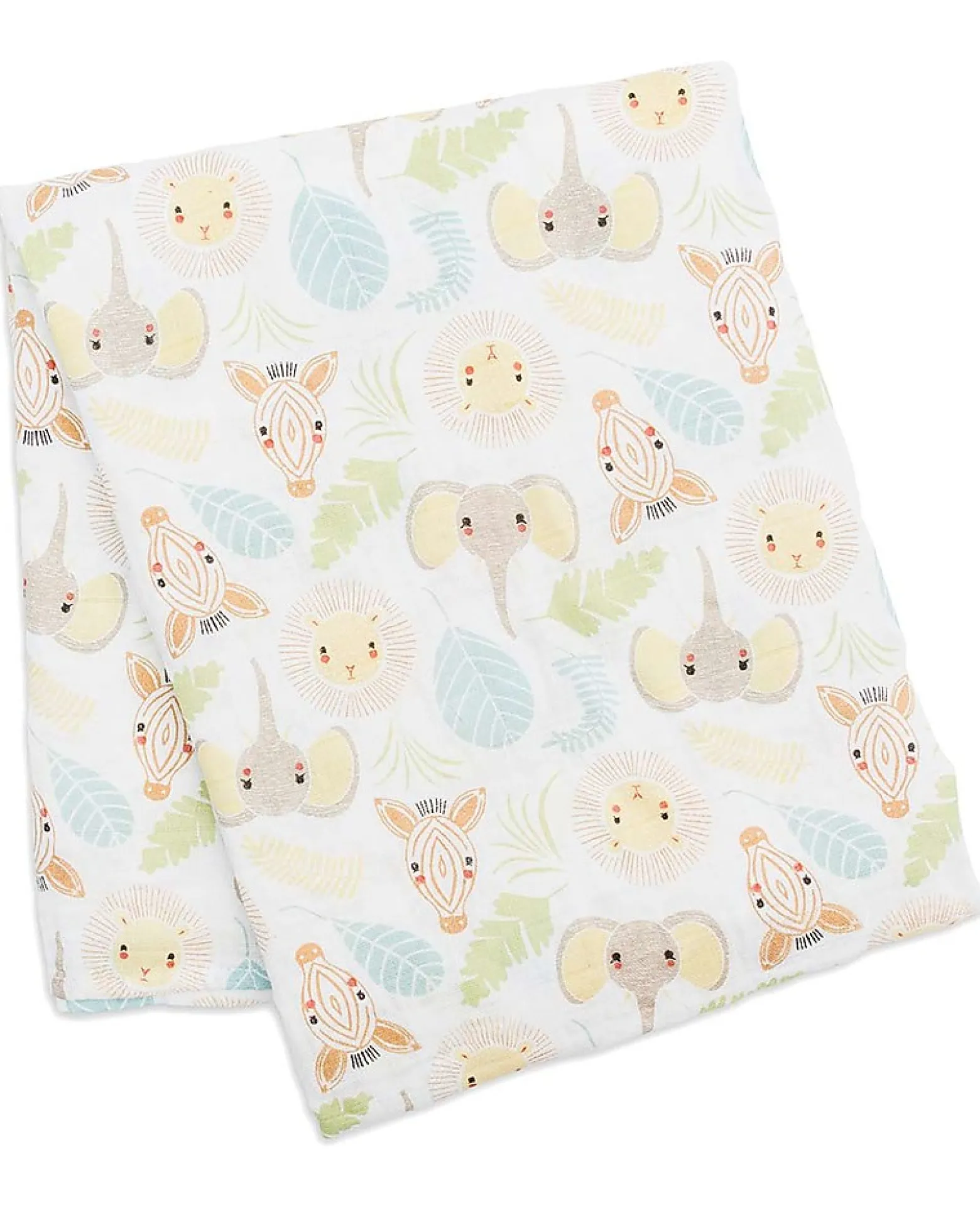 Copertina Swaddle 120 x 120 cm - Giungla - 100% mussola di cotone