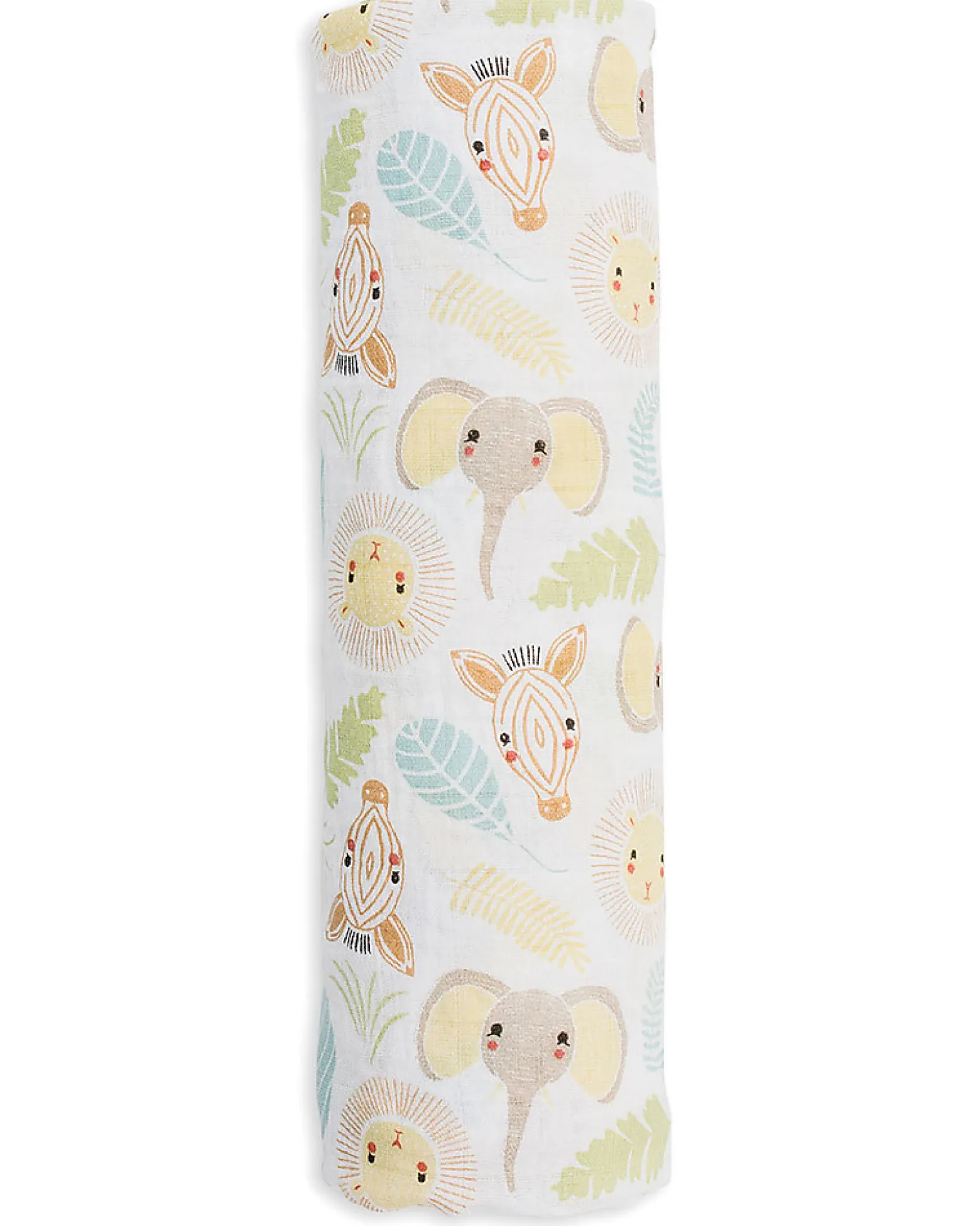 Copertina Swaddle 120 x 120 cm - Giungla - 100% mussola di cotone