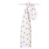 Copertina Swaddle 100x100 cm - Mucca Highlander - 100% Mussola di Cotone