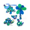 Crew Pack - 30 Pezzi - Blu Verde - Gioco Magnetico STEAM - 4+ Anni