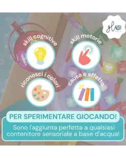Cubi Luminosi Pippa - Verde - Set da 4 - Adatto da 3 Anni