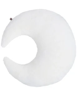 Cuscino Luna Sense - Bianco - Velluto a Coste - 45x40 cm