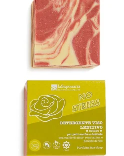 Detergente Solido Viso Lenitivo - con Ossido di Zinco Rosa Canina e Polvere di Riso