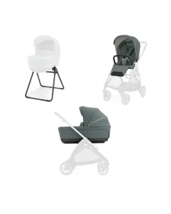 Electa System Duo - Studio Grey - Seduta All Season + Culla Open Up