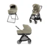 Electa System Quattro DUO - Hangar Beige - Passeggino + Culla Standup + Telaio Bronze Black
