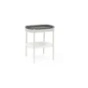 Fasciatoio Sleepi Ovale - Bianco - Materassino Imbottito Incluso - Realizzato con Legno di Faggio