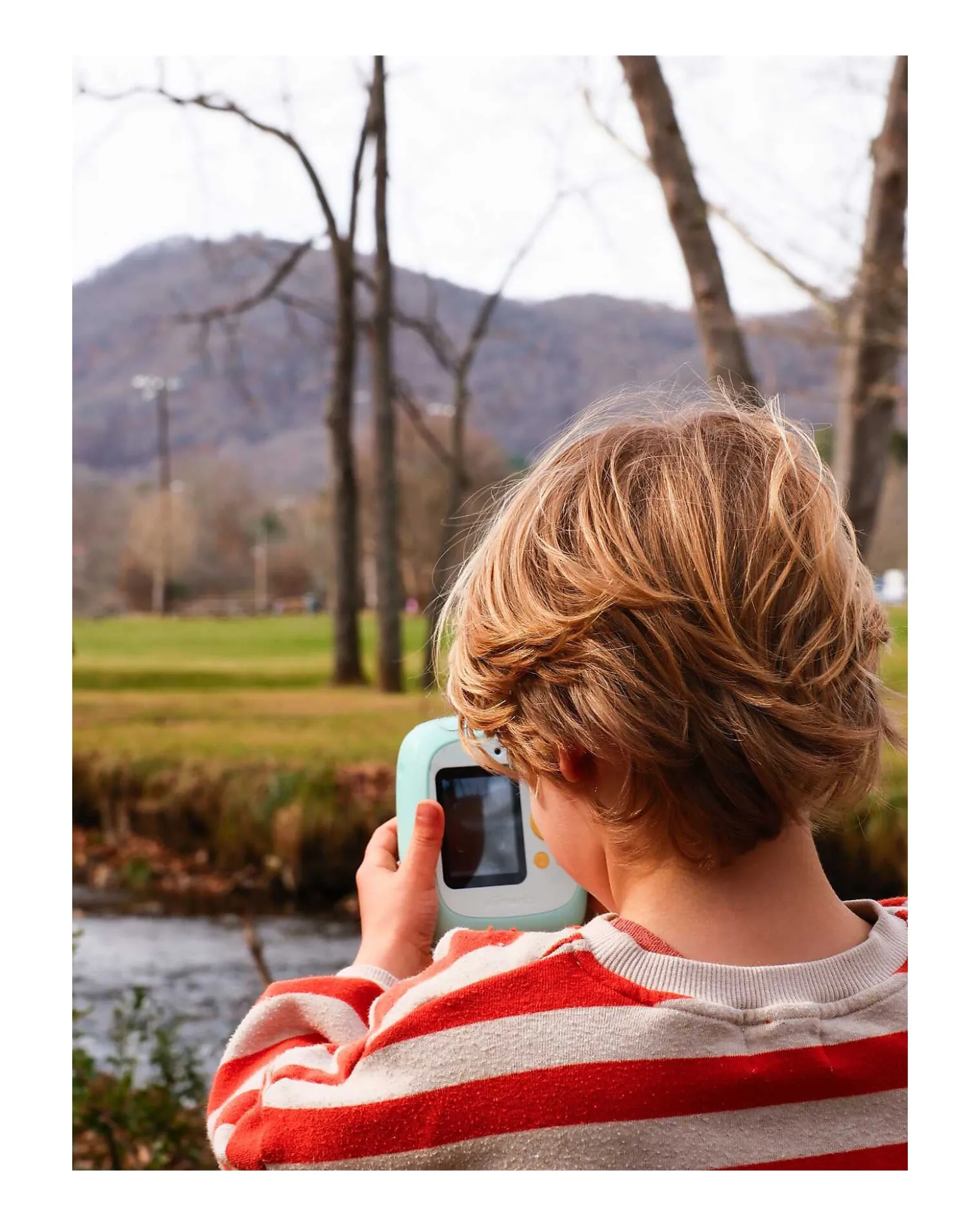 Fotocamera Istantanea Digitale Kiimento - Menta - Stampa Ink-Free - Dai 8 Anni