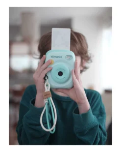 Fotocamera Istantanea Digitale Kiimento - Menta - Stampa Ink-Free - Dai 8 Anni