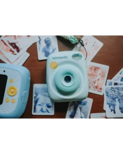 Fotocamera Istantanea Digitale Kiimento - Menta - Stampa Ink-Free - Dai 8 Anni