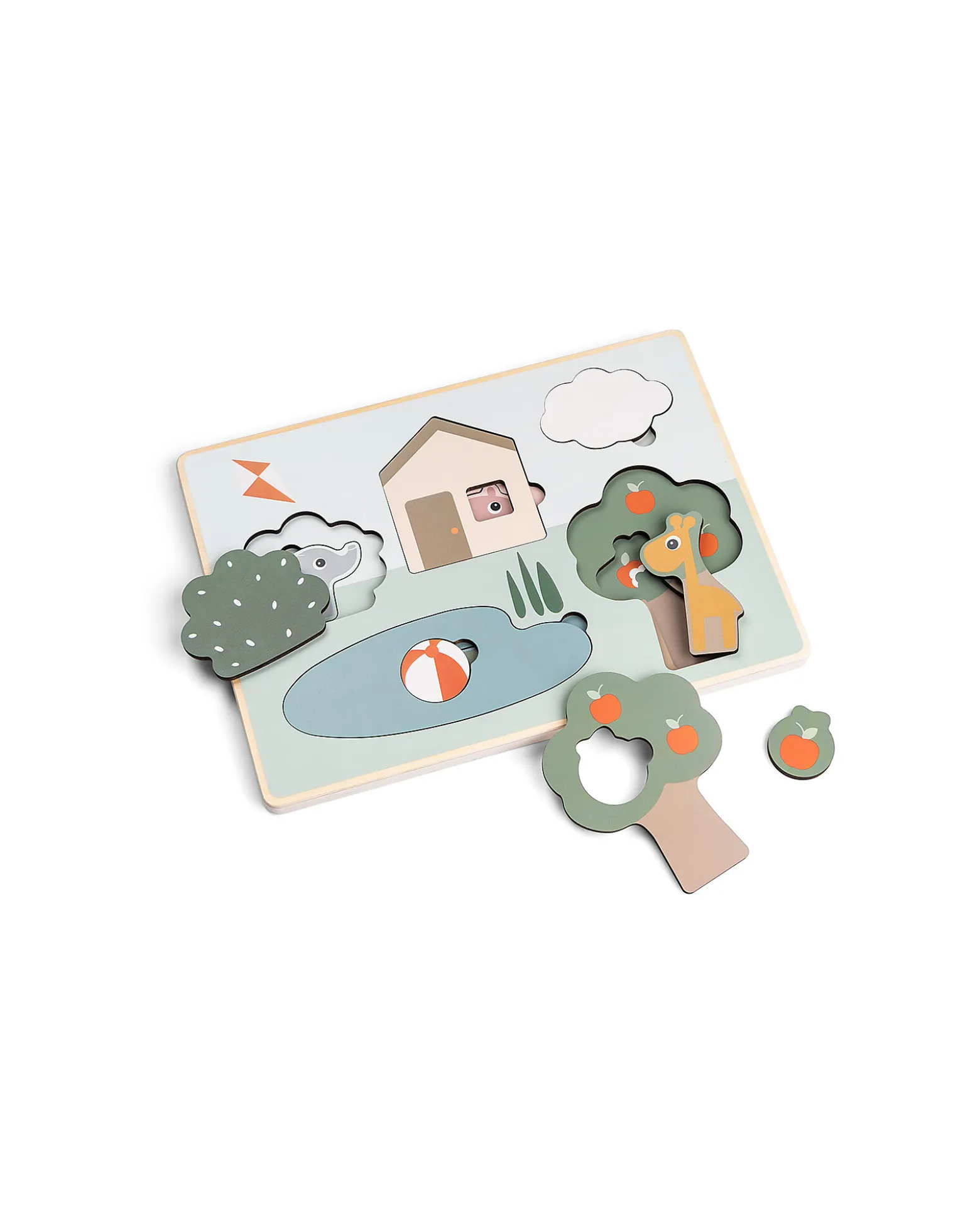 Gioco a Incastro Deer Friends - Legno - 18M+