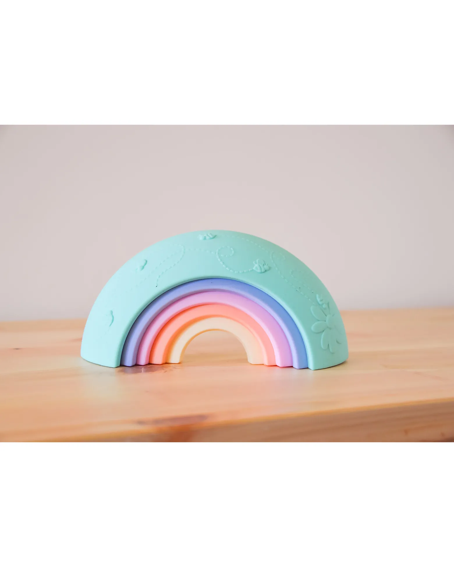 Gioco Impilabile - Over the Rainbow - Pastel - Silicone Alimentare