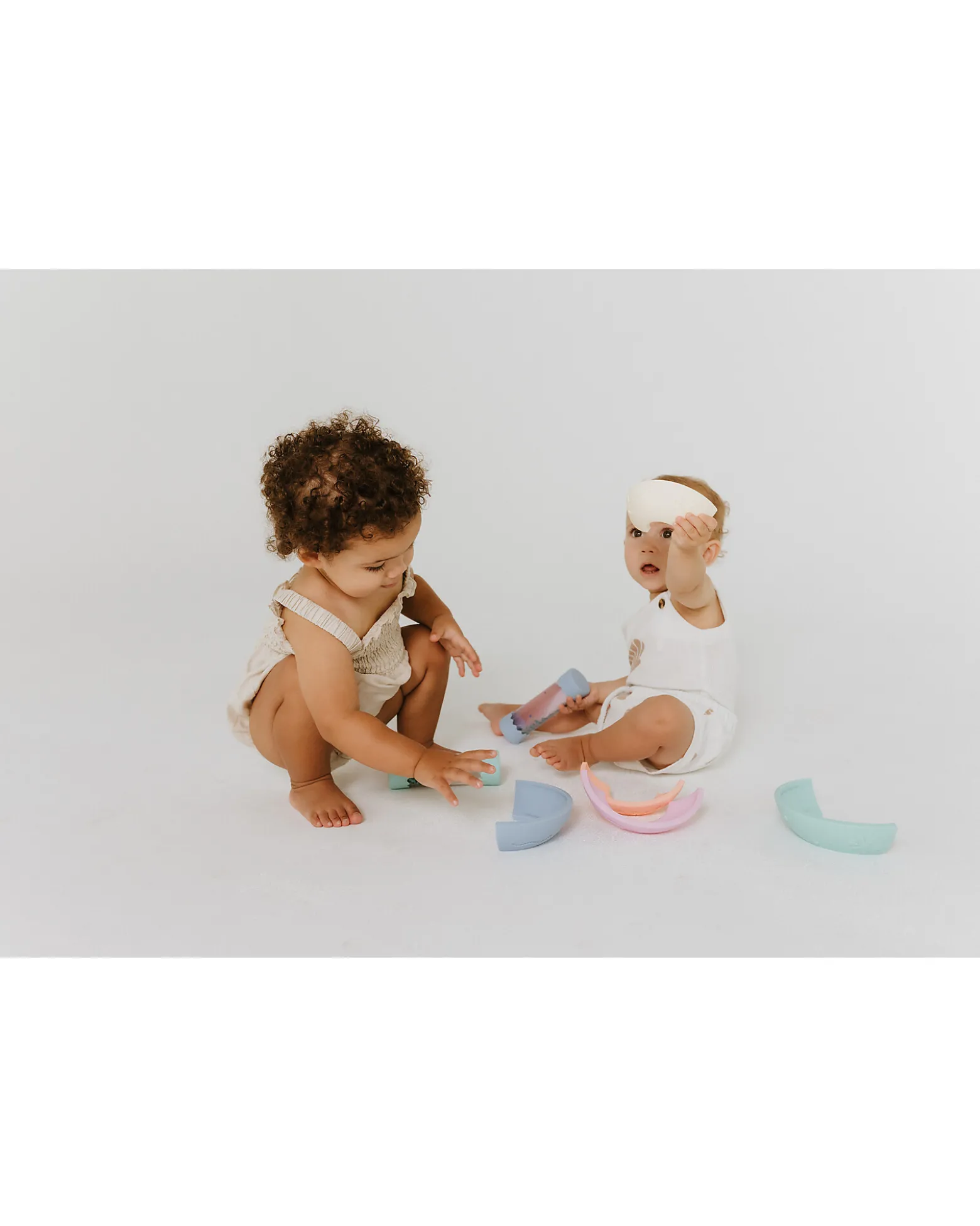 Gioco Impilabile - Over the Rainbow - Pastel - Silicone Alimentare