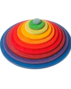 Gioco in Legno Anelli e Cerchi Concentrici - 20 pezzi