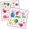 Kit 160 Adesivi - Tema la Principessa Margherita - dai 4 ai 7 anni