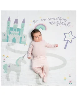 Kit Primo Anno Something Special - Copertina Swaddle in Mussola di Cotone + 14 Cards - Per i bebé più social!