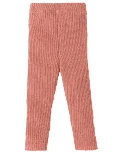 Leggins in Maglia - Rosa - 100% Lana Merino Bio Certificata GOTS