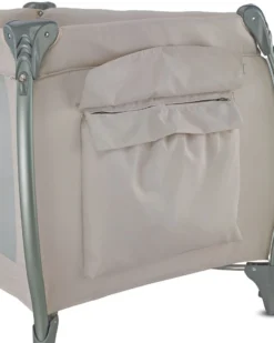 Lettino da Viaggio Lodge - Grey - con Pratica Borsa da Trasporto