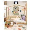 Letto Montessori Evolutivo Evi 4 in 1 - 140x70 cm - Tutto Incluso - Convertibile in Divano