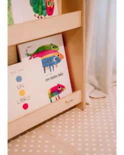 Libreria Montessori Frontale - Cloud - Legno di Betulla - Natural