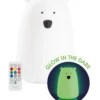 Luce da Notte Orsetto in Morbido Silicone - Glow - Con Telecomando - Si Illumina al Buio!