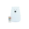 Luce da Notte Orsetto in Morbido Silicone - Azzurro Chiaro - Con Telecomando