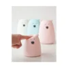 Luce da Notte Portatile Orsetto In Morbido Silicone - Bianco - 10x8.6 cm