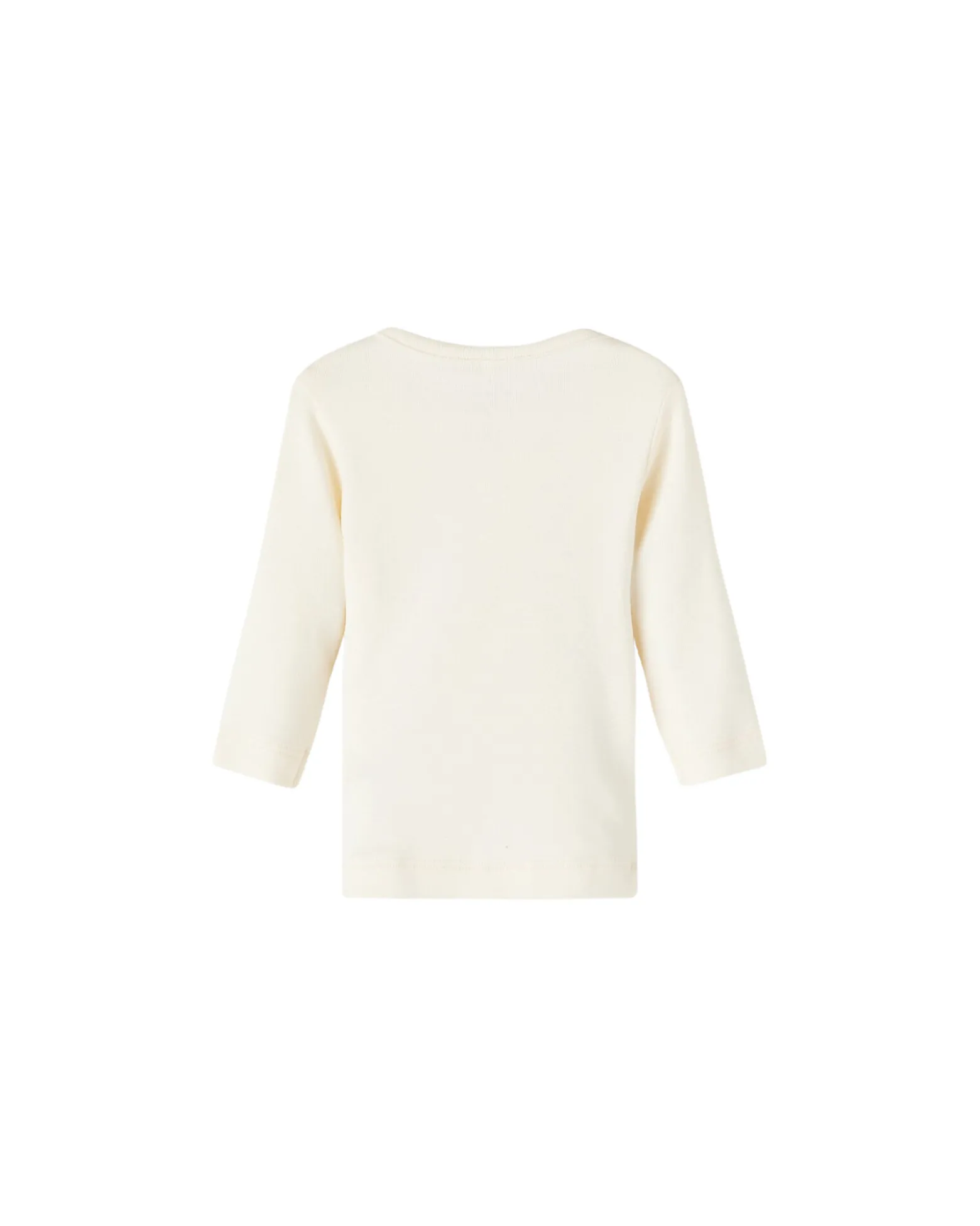 Maglia Manica Lunga con Stampa - Buttercream - Cotone Bio