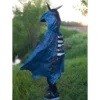 Mantello Drago della Notte con Cappuccio - Blu Elettrico
