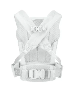 Marsupio Coya Urban Mobility - Bianco - dalla Nascita ai 15 Kg - Tessuto Mesh Comodo e Traspirabile