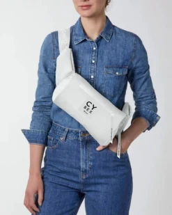 Marsupio Coya Urban Mobility - Bianco - dalla Nascita ai 15 Kg - Tessuto Mesh Comodo e Traspirabile