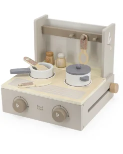 Mini Cucina Pieghevole in Legno FSC - Beige - 36+ m