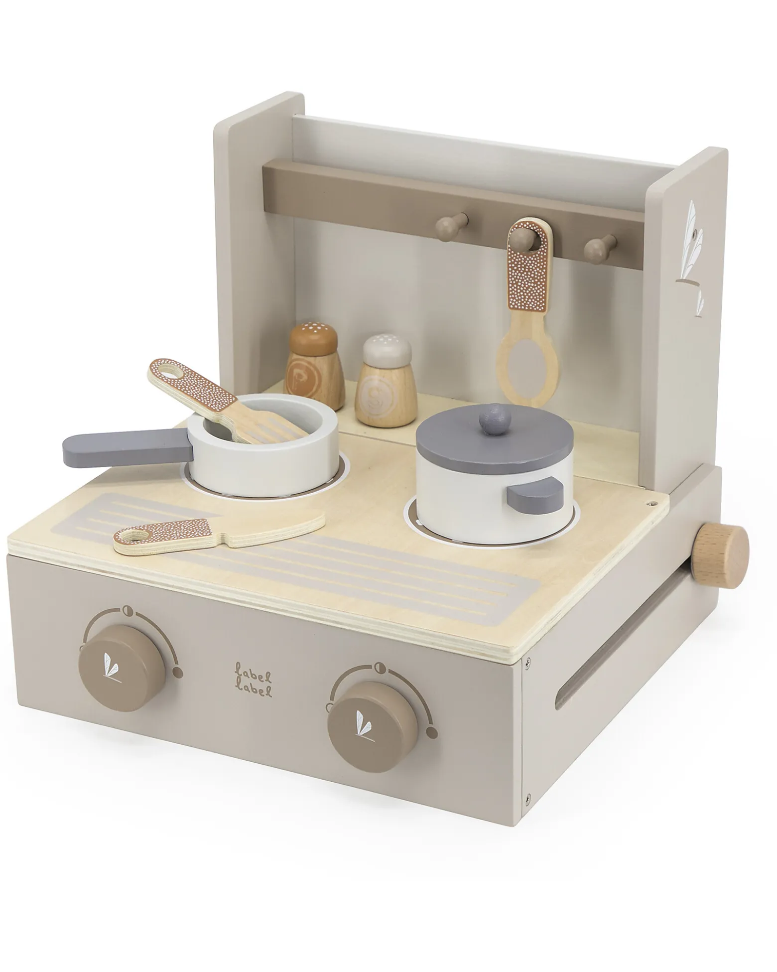 Mini Cucina Pieghevole in Legno FSC - Beige - 36+ m