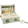Mini Cucina Pieghevole in Legno - Verde - Legno di Faggio Certificato FSC