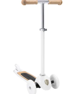 Monopattino con Cestino Removibile - Bianco - da 3 Anni Fino a 50 kg