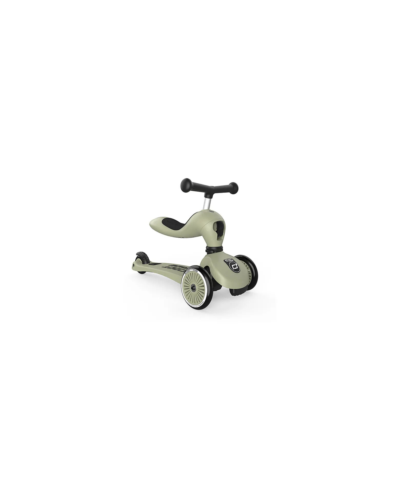 Monopattino e Triciclo 2in1 Highwaykick 1 - Verde Oliva - Da 1 a 5 anni