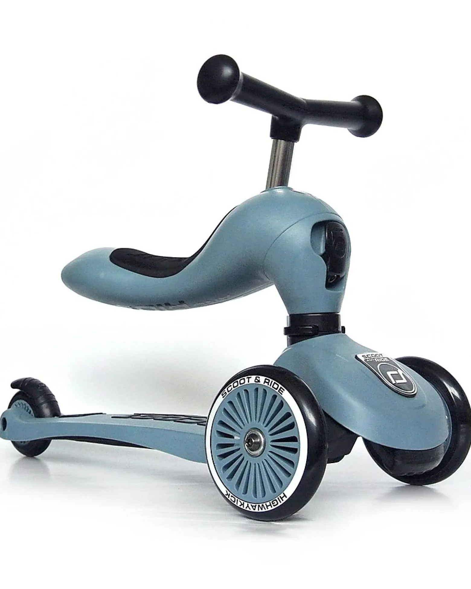 Monopattino e Triciclo 2in1 Highwaykick 1, Blu Acciaio - Da 1 a 5 anni