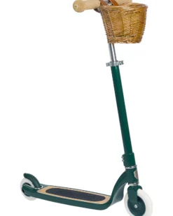 Monopattino Maxi con Cestino Removibile - Verde - da 6 Anni Fino a 100 kg