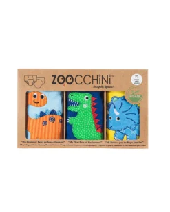 Mutandine Imbottite da Apprendimento Dinosauri, Bimbo - Pacco da 3 - 100% cotone bio